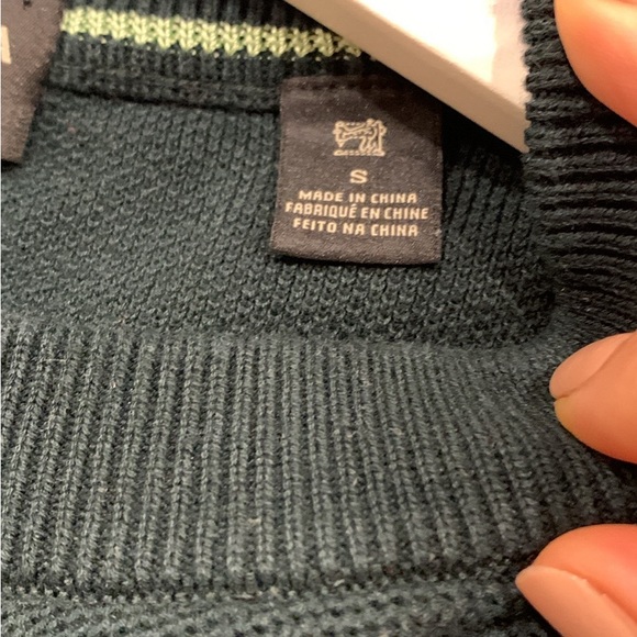 Scotch & Soda knit sweater dark green size Small - Picture 4 of 5